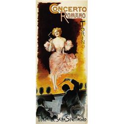 ADVERTISING SHOWS POSTER - CONCERTO ROMANO, TORINO…