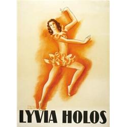 ADVERTISING SHOWS POSTER - LYVIA HOLOS…