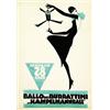 Image 1 : ADVERTISING SHOWS POSTER - BALLO DEI BURATTINI…