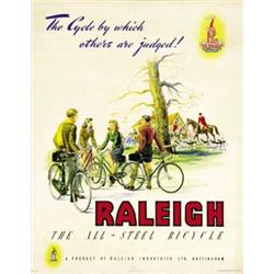 ADVERTISING CYCLING POSTER - RALEIGH…