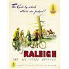 Image 1 : ADVERTISING CYCLING POSTER - RALEIGH…