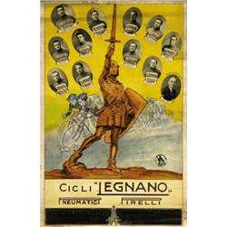 ADVERTISING CYCLING POSTER - CICLI "LEGNANO"…