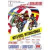 Image 1 : ADVERTISING MOTORCYCLING POSTER - 3 POSTER PER COMPETIZIONE MOTOCROSS A LOMBARDORE…