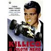 Image 1 : MOVIE POSTER WITH CAR AND MOTORCYCLING - KILLICO IL PILOTA NERO…