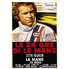 Image 1 : MOVIE POSTER WITH CAR AND MOTORCYCLING - LE 24 ORE DI LE MANS…