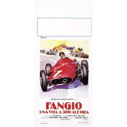 MOVIE POSTER WITH CAR AND MOTORCYCLING - 9 LOCANDINE A TEMA AUTOMOBILISMO-MOTOCICLISMO…