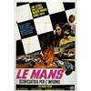 Image 1 : MOVIE POSTER WITH CAR AND MOTORCYCLING - LE MANS SCORCIATOIA PER L'INFERNO…