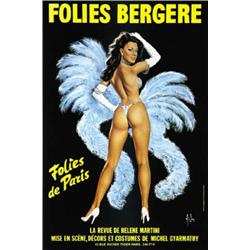 ADVERTISING SHOWS POSTER - FOLIES BERGERE…