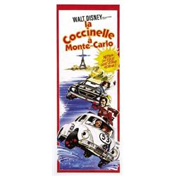 CAR ADVERTISING POSTER - LA COCCINELLE A MONTECARLO…