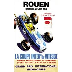 CAR ADVERTISING POSTER - ROUEN…