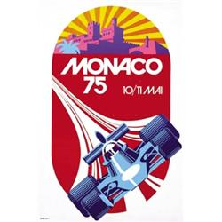 CAR ADVERTISING POSTER - MONACO 75…