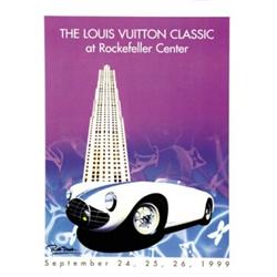 CAR ADVERTISING POSTER - THE LOUIS VUITTON CLASSIC AT ROCKFELLER CENTER…