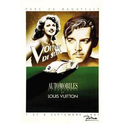 CAR ADVERTISING POSTER - AUTOMOBILES CLASSIQUES ET LOUIS VUITTON…