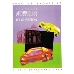 CAR ADVERTISING POSTER - CONCOURS AUTOMOBILES CLASSIQUES ET LOUIS VUITTON…