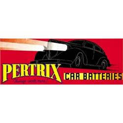 CAR ADVERTISING POSTER - PERTRIX CAR BATTERIES…