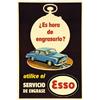 Image 1 : CAR ADVERTISING POSTER - ESSO…