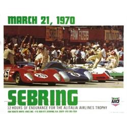 CAR ADVERTISING POSTER - SEBRING…