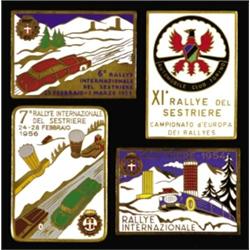 CAR ADVERTISING POSTER - RALLYE INTERNAZIONALE DI SESTRIERE…
