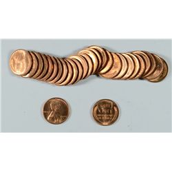 ORIGINAL GEM BU ROLL OF 1948-S LINCOLN CENTS  CHERRY!!