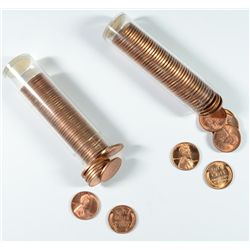 ( 2 ) ORIGINAL GEM BU  ROLLS OF 1944 LINCOLN CENTS