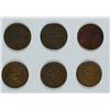 Image 2 : LARGE CENTS 1828-G, 1850 COUNTER STAMPED H MALLON, 1840-AG, 1848-VF, 1854-VG AND