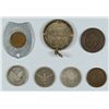 Image 2 : MISC LOT: 1953-D LUCKY PENNY, 1964 KENNEDY 1/2 KEY CHAIN, 1864 2 CENT-F,