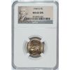 Image 1 : 1940-D JEFFERSON NICKEL, NGC MS-65  5-FULL STEPS
