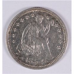 1854 SEATED HALF DIME MS-63 DETAILS