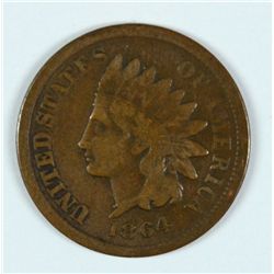 1864-L INDIAN HEAD CENT VG/F