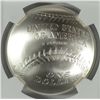 Image 3 : 2014 BASEBALL HALL OF FAME SILVER DOLLAR, NGC MS-70!  WOW!!