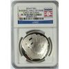 Image 1 : 2014 BASEBALL HALL OF FAME SILVER DOLLAR, NGC PROOF-70 EARLY RELEASE!!  WOW!!