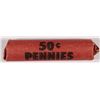 Image 1 : ORGINAL BU ROLL OF 1943 LINCOLN (STEEL) CENTS