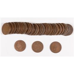 ROLL OF 1879 INDIAN HEAD CENTS GOOD