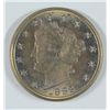 Image 1 : 1883 LIBERTY NICKEL UNC DETAILS / RE COLORED