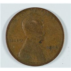 1914-D LINCOLN CENT GOOD, KEY DATE