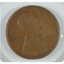 1911-S LINCOLN CENT FINE