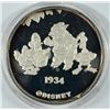 Image 2 : 1oz .999 SILVER ROUND 55th ANNIVERSARY of DISNEY