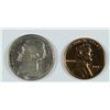 Image 1 : 1941 JEFFERSON NICKEL PROOF & 1942 LINCOLN CENT PROOF, TOUGH!