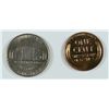 Image 2 : 1941 JEFFERSON NICKEL PROOF & 1942 LINCOLN CENT PROOF, TOUGH!