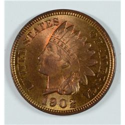 1902 INDIAN HEAD CENT, MS-63 RD