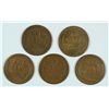 Image 2 : (5) 1912-S LINCOLN CENTS