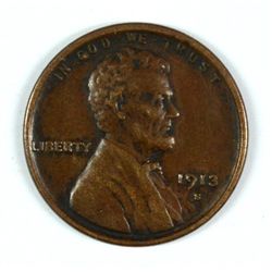 1913-S LINCOLN CENT XF-45