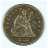 Image 1 : 1877 SEATED QUARTER VF-25