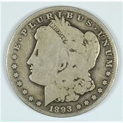 1893-O MORGAN DOLLAR VG