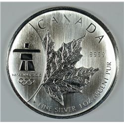 2008 1 OZT .9999 FS CANADA MAPLE LEAF (OLYMPICS)