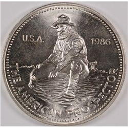 1986 1 OZT .999 FS ENGELHARD PROSPECTOR