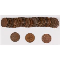 ROLL OF 1879 INDIAN HEAD CENTS FAIR