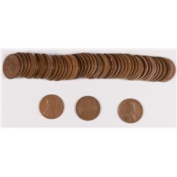 ROLL OF 1912-D LINCOLN CENTS AG/G
