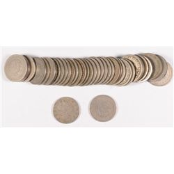 ROLL OF 1896 V-NICKELS GOOD