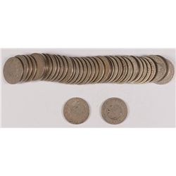ROLL OF 1892 V-NICKELS GOOD